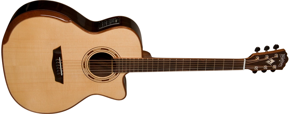 Image of Washburn Comfort G25SCE to convey the best acoustic guitars under $1,000