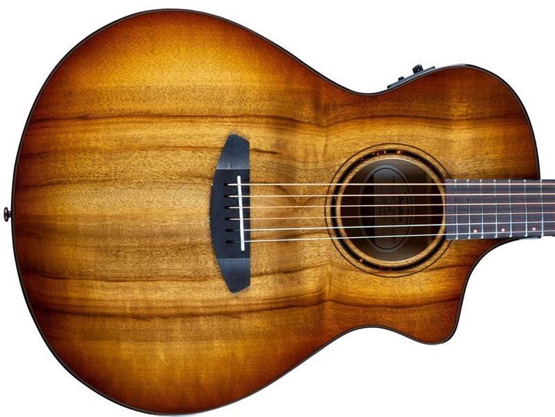 Image of Breedlove ECO Pursuit Exotic S Concert CE to convey the best acoustic guitars under $1,000