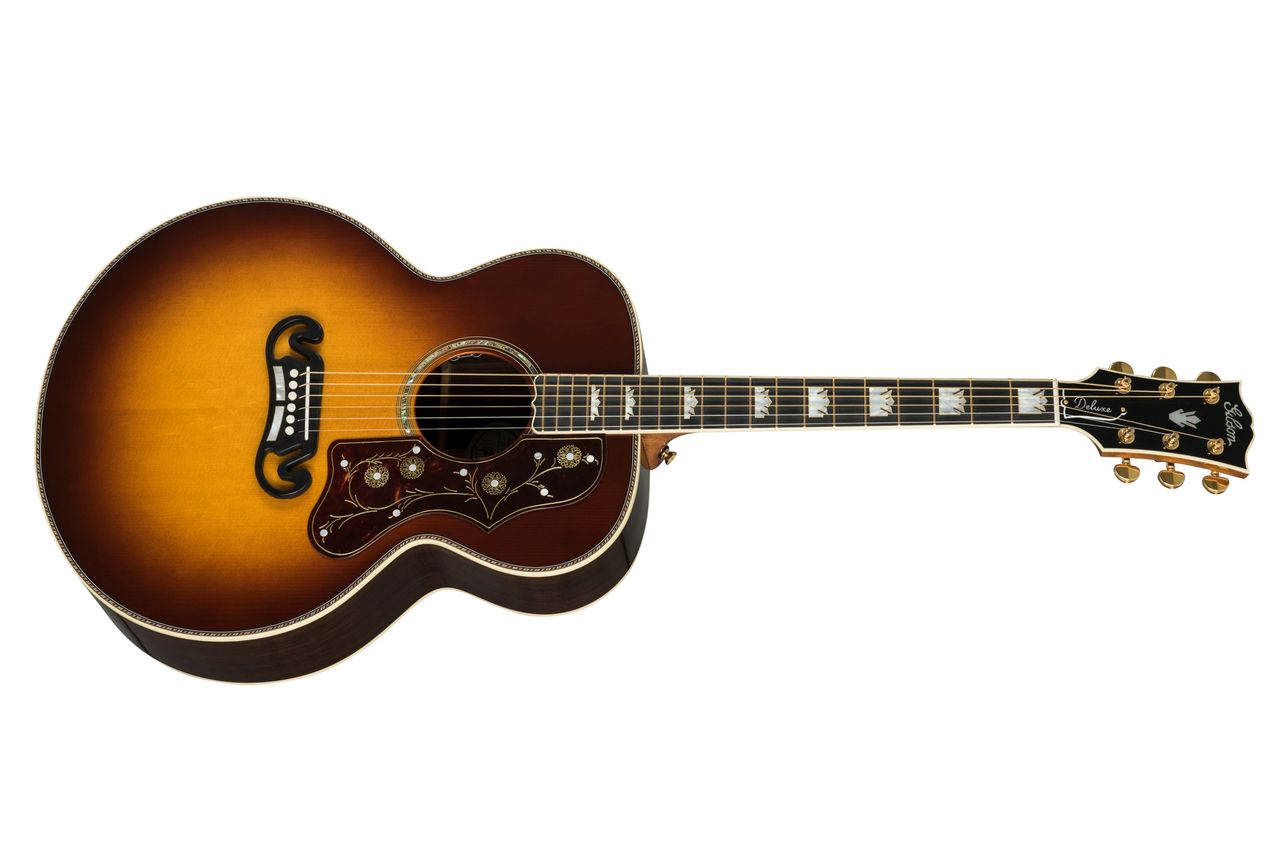 Jumbo Acoustic Guitar: Gibson SJ-200 Deluxe